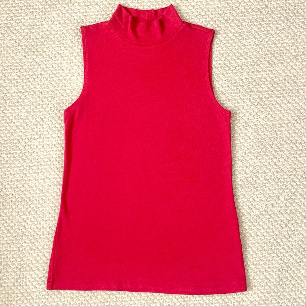 Croft and Barrow Sleeveless Mock Turtkeneck